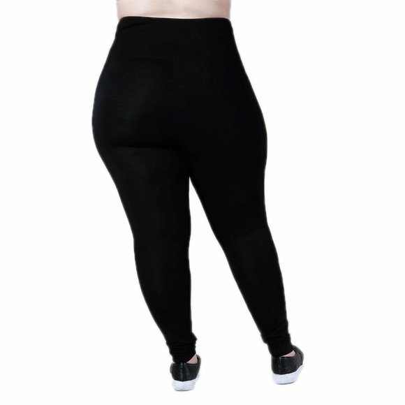 2 Pack-Women's Plus Size -Leggings Stretch-Thick and  Heavy -Size 2X/3X- - Picture 5 of 6